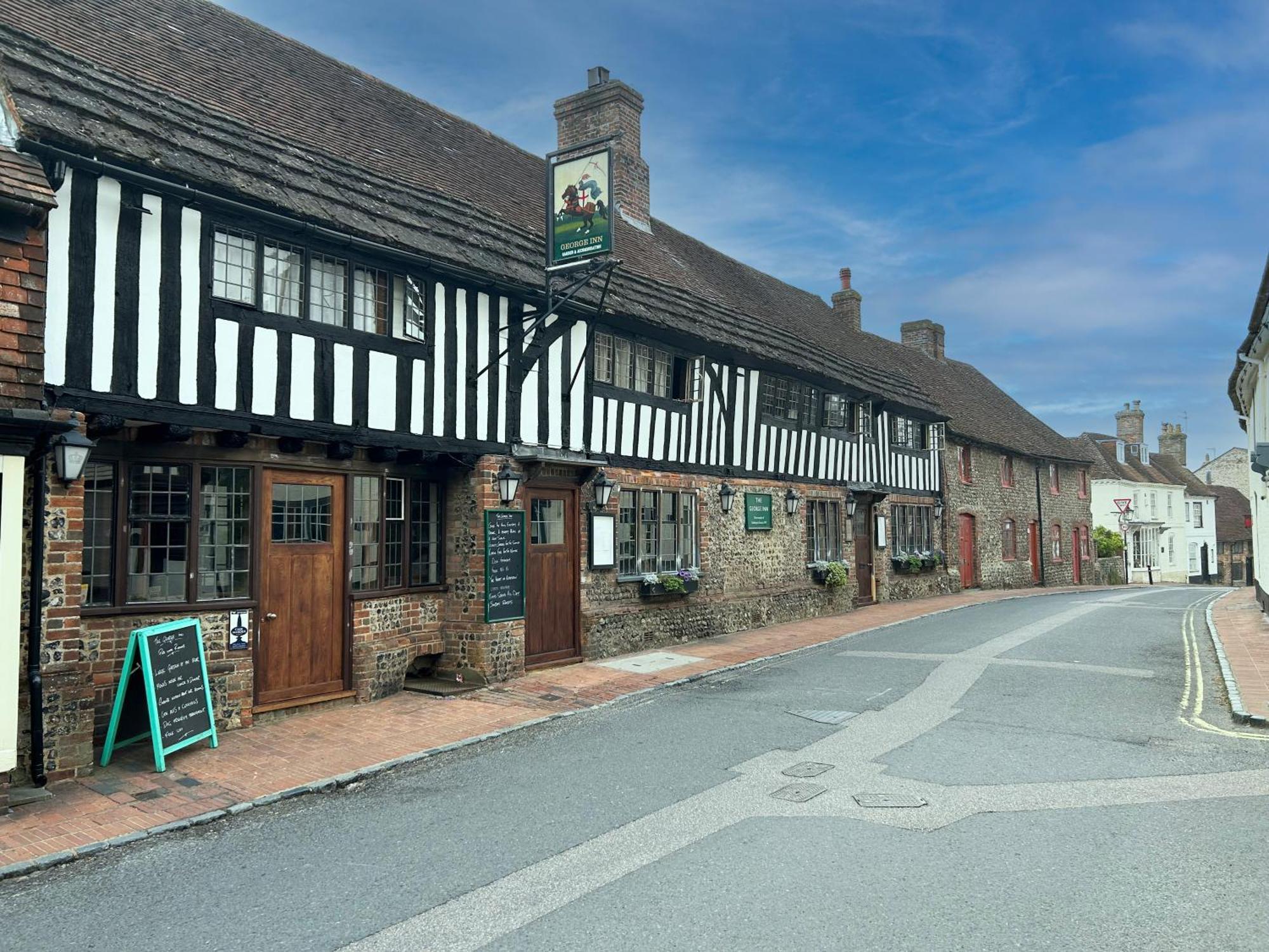 The George Inn Alfriston Exterior foto